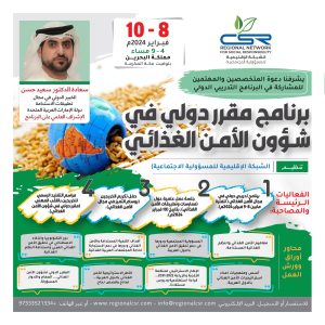 البرنامج التدريبي الدولي برنامج مقرر دولي في شؤون الأمن الغذائي
