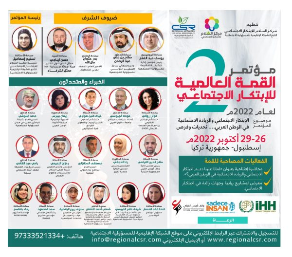 مؤتمر القمة العالمية الثاني للابتكارالاجتماعي لعام 2022م