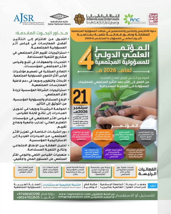 المؤتمر العلمي الدولي لبحوث المسؤولية المجتمعية